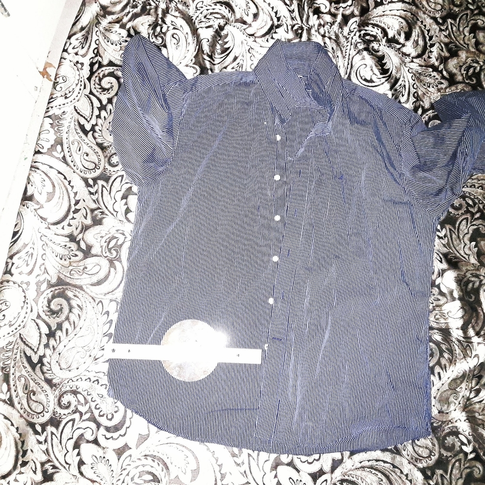 new NAUTICA xl mens blue shirt